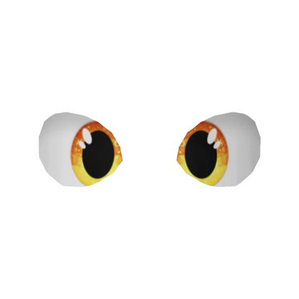 Kawaii Orange Kemono Eyes