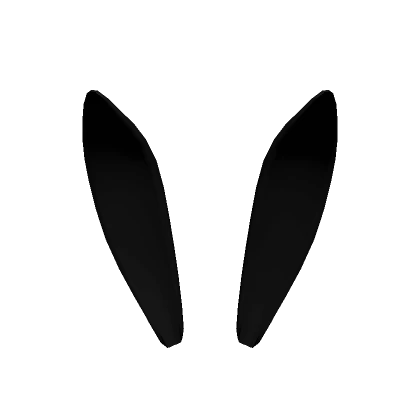 Black Bunny Ears