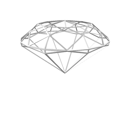 Floating Clear Diamond