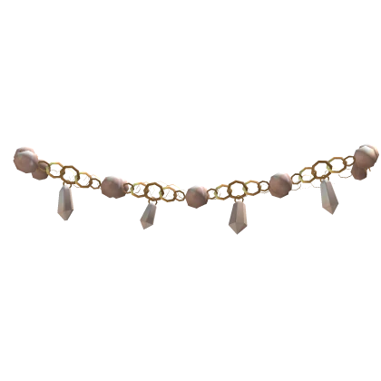 Y2K Rose Quartz Waist Chain