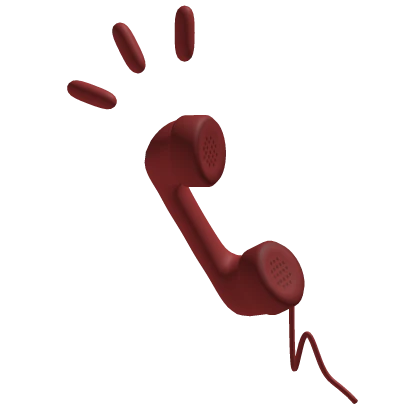 Cutecore red wall phone wired telephone kawaii
