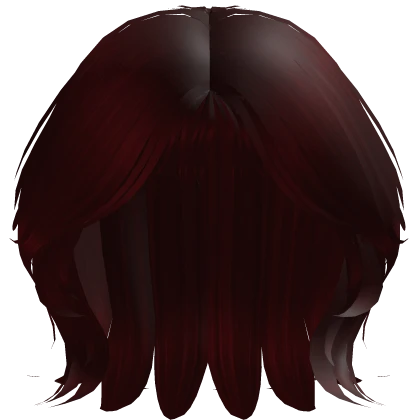 Scarlet Red Layered Hair