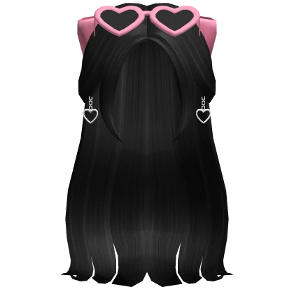 Preppy Hair w/ Sunglasses & Bow