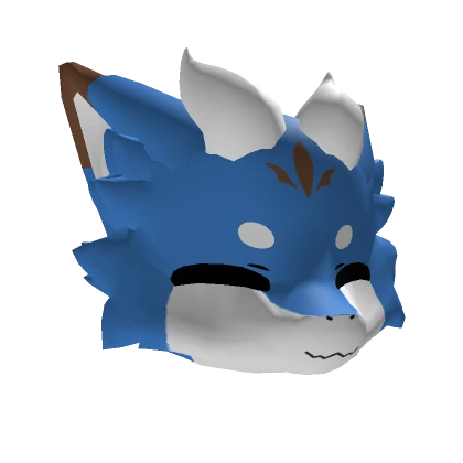 Happy Dark Blue Kemono Dragon