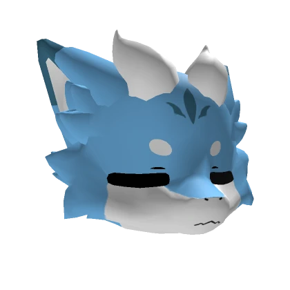 Sleepy Light Blue Kemono Dragon