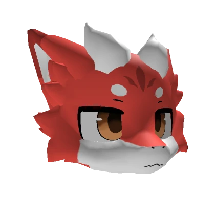 Red Kemono Dragon (Colored Eyes)