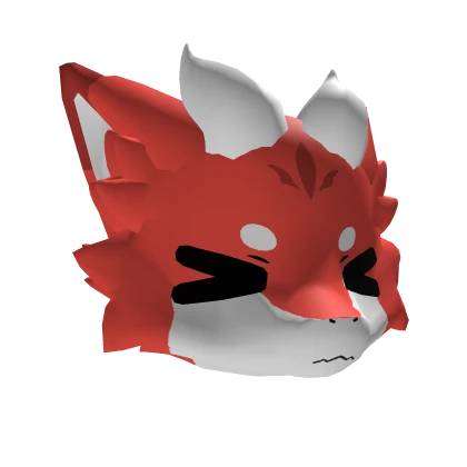 Flustered Red Kemono Dragon