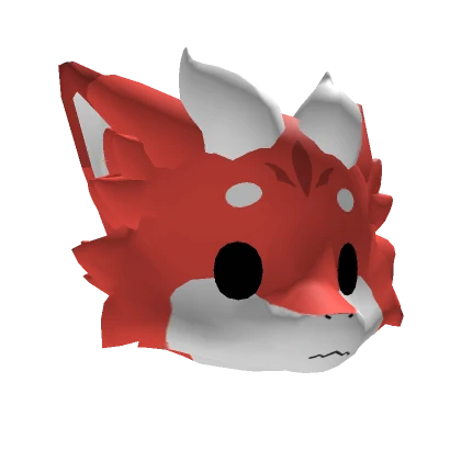 Cartoon Red Kemono Dragon