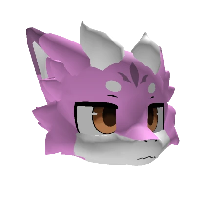 Pink Kemono Dragon (Colored Eyes)