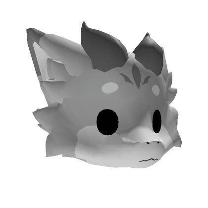 Cartoon Gray Kemono Dragon