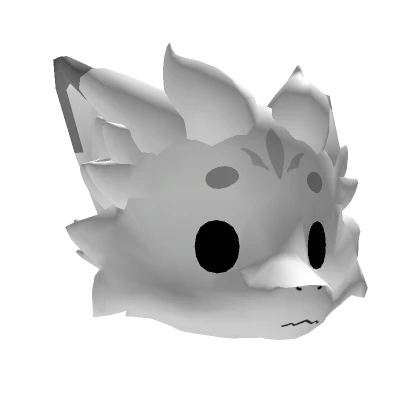 Cartoon White Kemono Dragon