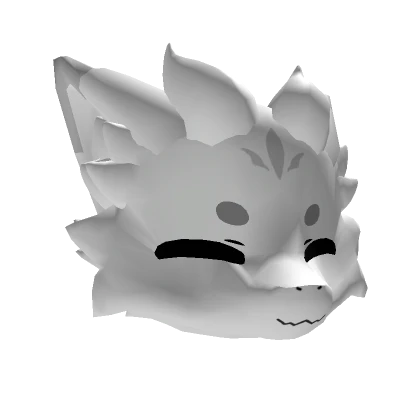 Happy White Kemono Dragon