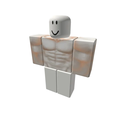 Realistic Muscle Abs Muscular Light Skin