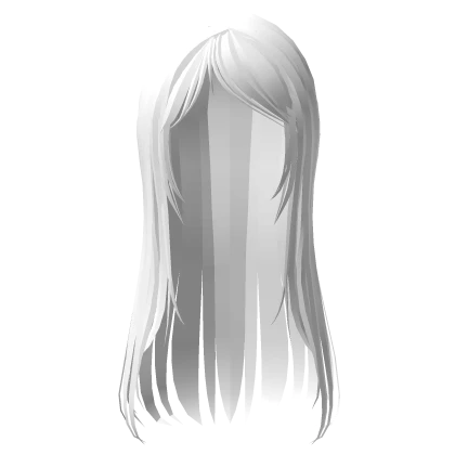 long wispy flowy white horror protagonist hair