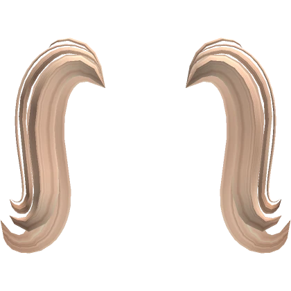 Kawaii  Swirl Pigtail Extensions ( Blonde )