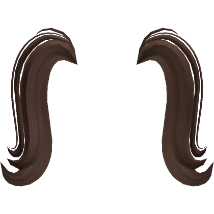 Kawaii  Swirl Pigtail Extensions ( Brown )