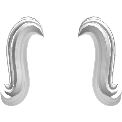 Kawaii  Swirl Pigtail Extensions ( White )