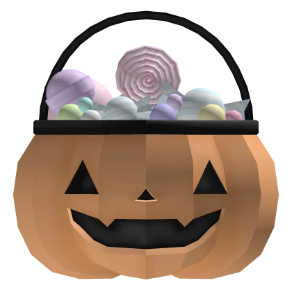 ♡ : Cute Candy Halloween Pumpkin Bucket (FREE)