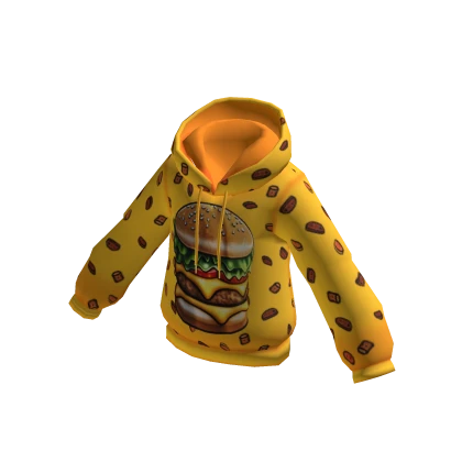 Yellow Burger Hoodie