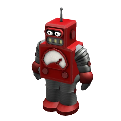 🤖 Vintage Robot Toy Suit - Red