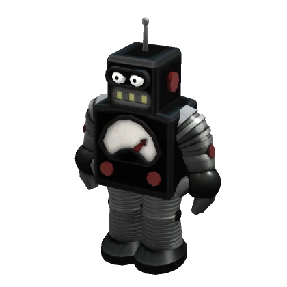 🤖 Vintage Robot Toy Suit - Black