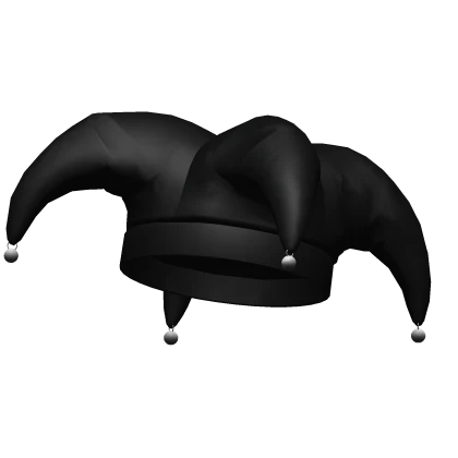 Jester Hat Black Joker Leather Halloween Pumpkin