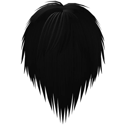 Vkei Messy Punk Boy Hair (Black)