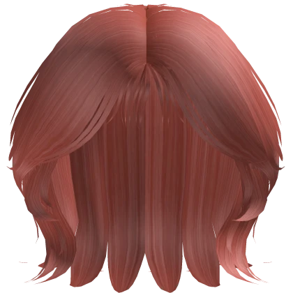 Peach Layered Hair