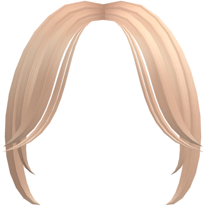 blond Long smooth bangs