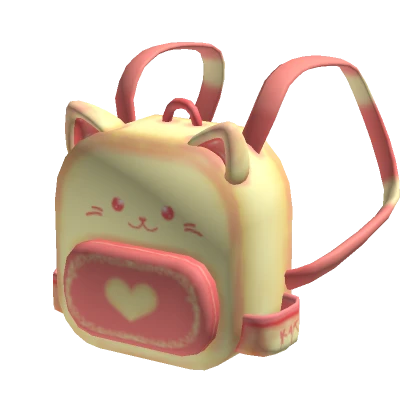 Cute Cat Heart Backpack