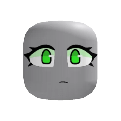 Green Eyes Make Up Girl Face