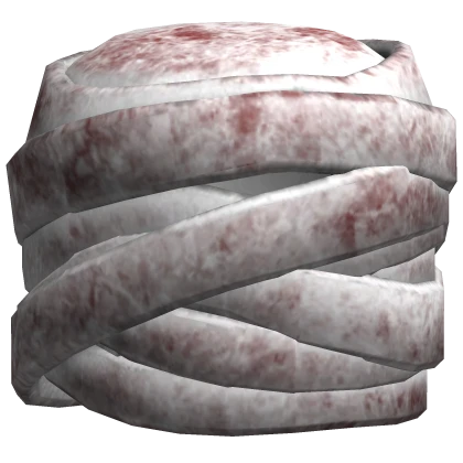 Head Wrapped Bloody Bandage