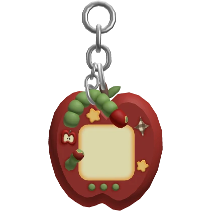 ♬ igari harajuku cute apple tamagotchi keychain
