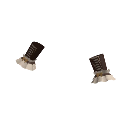 steampunk brown lace up corset ruffle arm warmers