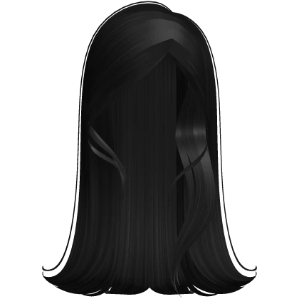 Silky Long Hair (Black)