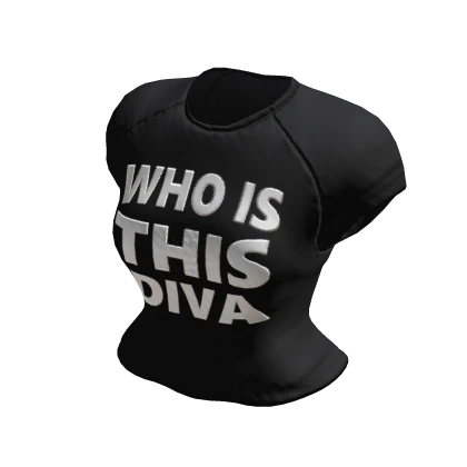 Diva Crop-Tee | Black