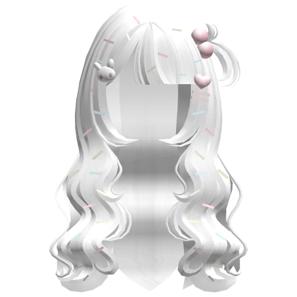 ପ૮๑ᵔ ᵕ ᵔ๑ აଓ sweet sprinkle hair in white .. zZz!