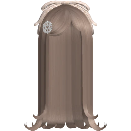 🤍 long n sweet fawn winter curls milktea