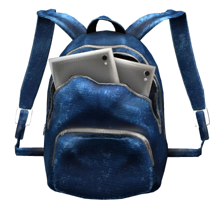 Blue Open Backpack w/ Tablets