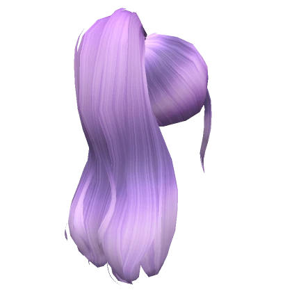 Lilac Silky High Ponytail