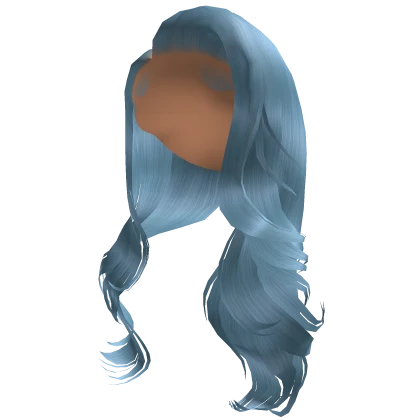 Side Part blowout [Icy Blue]