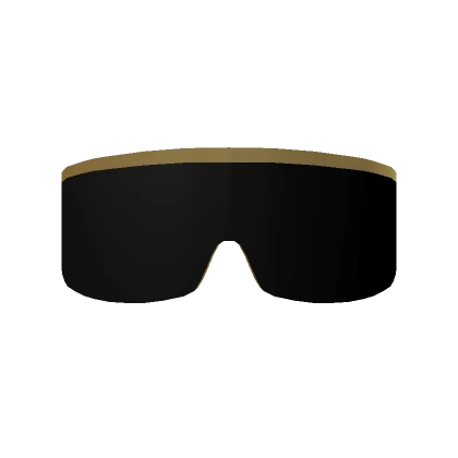 Black and Gold Visor