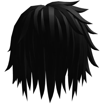 Black Messy Scene Emo Hair