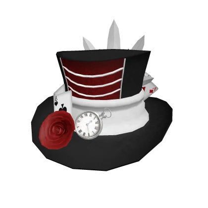 Card Master Magician Top hat (silver)
