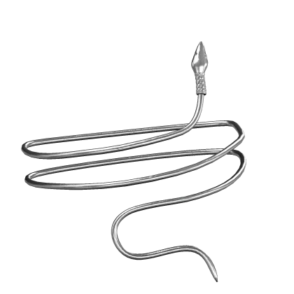 Silver Swirl Snake Arm band [3.0]