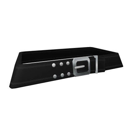 [1.0 R6 Girl] Basic black high waist belt