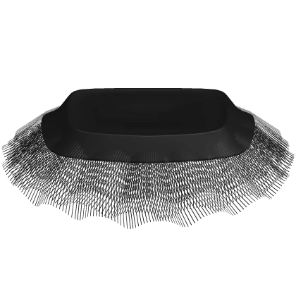 Ballet Skirt Black Tulle Tutu Ruffles Hip Accents