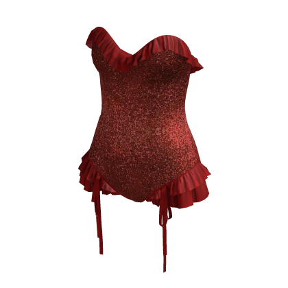 Crimson Heart Valentine Bodysuit