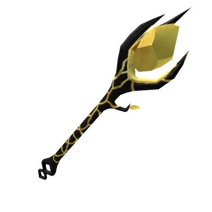 Golden Corrupted Staff