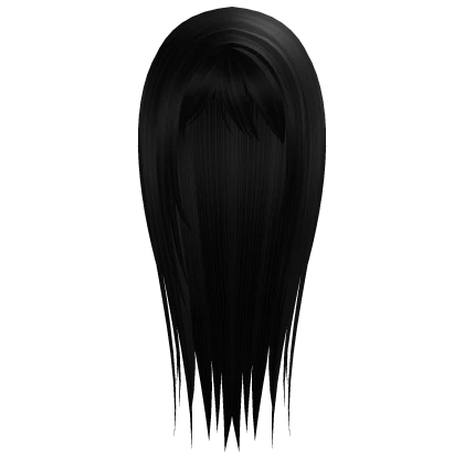 Long Wispy Gothic Hair - Black